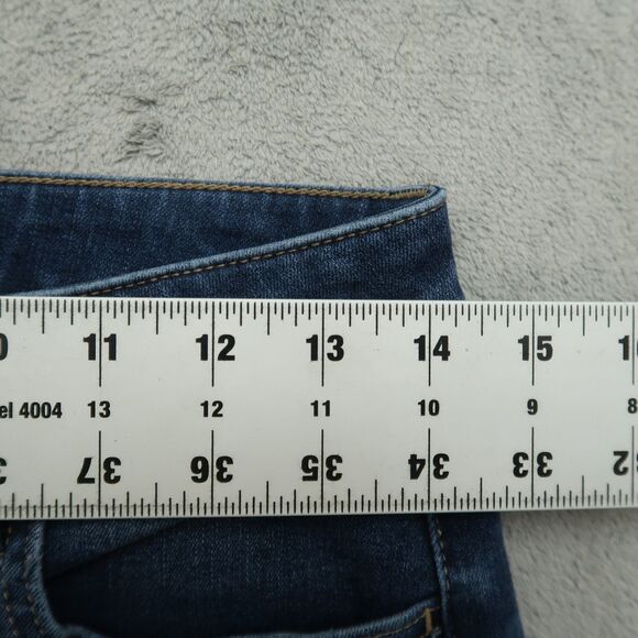 American Eagle Jeans Women's Size 8R Blue Super High-Rise Jegging 28" Inseam - Picture 3 of 16